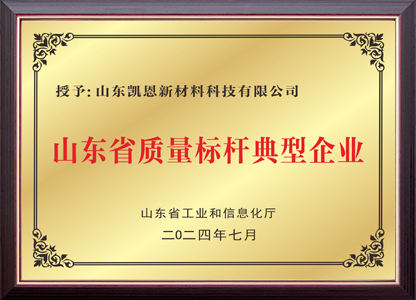 山东省质量标杆典型企业