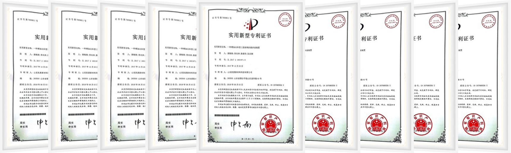Patent certificate 2